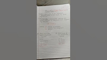 Phase rules ✍️💯#Phase equilibrium #Physical chemistry ⚗️🧪#MSc chemistry students 🍃💯......