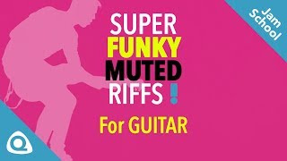 Guitar Tutorial – Super Funky Muted Riffs STEP by STEP.