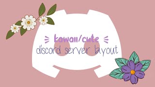 ꒰🌸🦋꒱ ༉‧₊˚✧ kawaii/cute discord server layout! ✧ ‧₊˚ ༉ screenshot 3