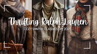 Thrifting Ralph Lauren: Cozy Winter Classics DIY 2025