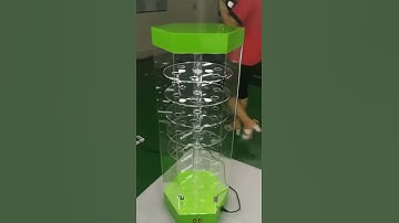 RECHI Acrylic Factory Manufacture 360 Rotating Acrylic Retail Display Stand Showcase With LED Light
