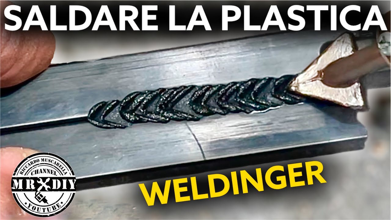 The best way to weld broken plastic. How to repair plastic with weldinger.  