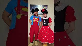 What's behind you?🤔🫰😏🩵💓💗#shorts #funny #comedy #cosplay #mickeymouse #viralvideo #jokes #best #humor