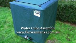 Water Cube Assembly www.flexiraintanks.com.au