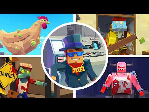 Pixel Combat: Zombie Shooter [PC Edition] - All Bosses + Ending