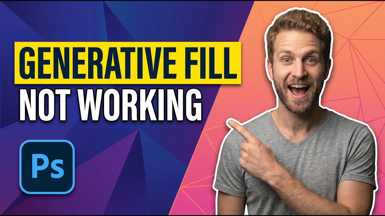 How To Fix Generative Fill Not Working In Adobe Photoshop (Easy ...