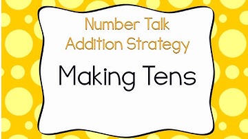 Making Ten Addition Strategy