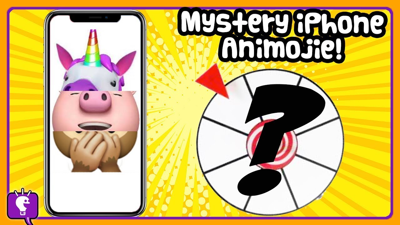 surprises ideas for boyfriend Mystery iPhone X Animoji Character Build on HobbyKidsTV