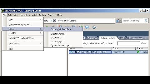 StatSky | How to create an OVF/OVA from a vm (virtual machine)