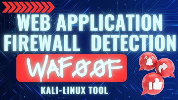 WAFW00F Web application firewall detection tool in Kali Linux | Ethical Hacking Course Series