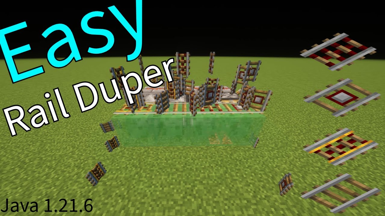 Minecraft Rails Duper | 1.21.7 Java - YouTube