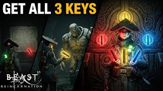 Beast Of Reincarnation All 3 Key Locations Guide Red Blue Yellow