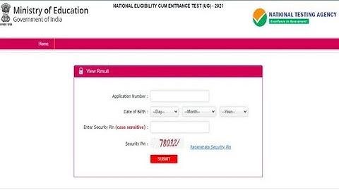 how to check neet result 2021
