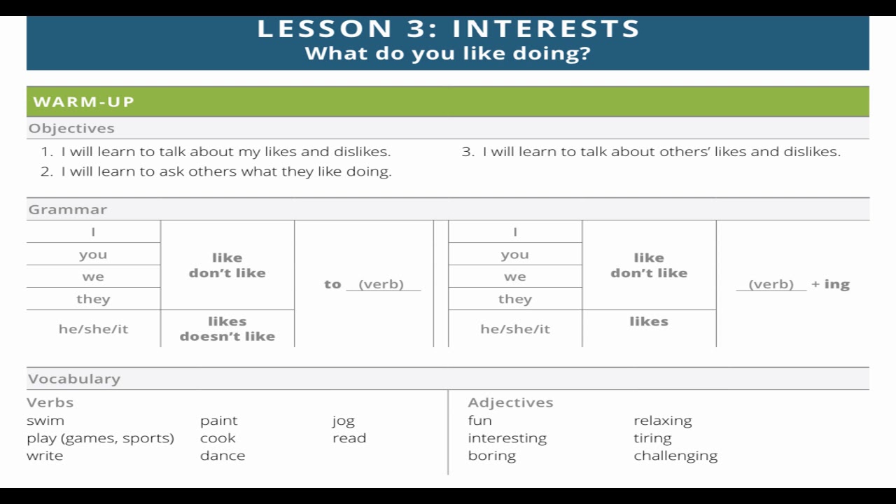 English Connect - Lesson 3