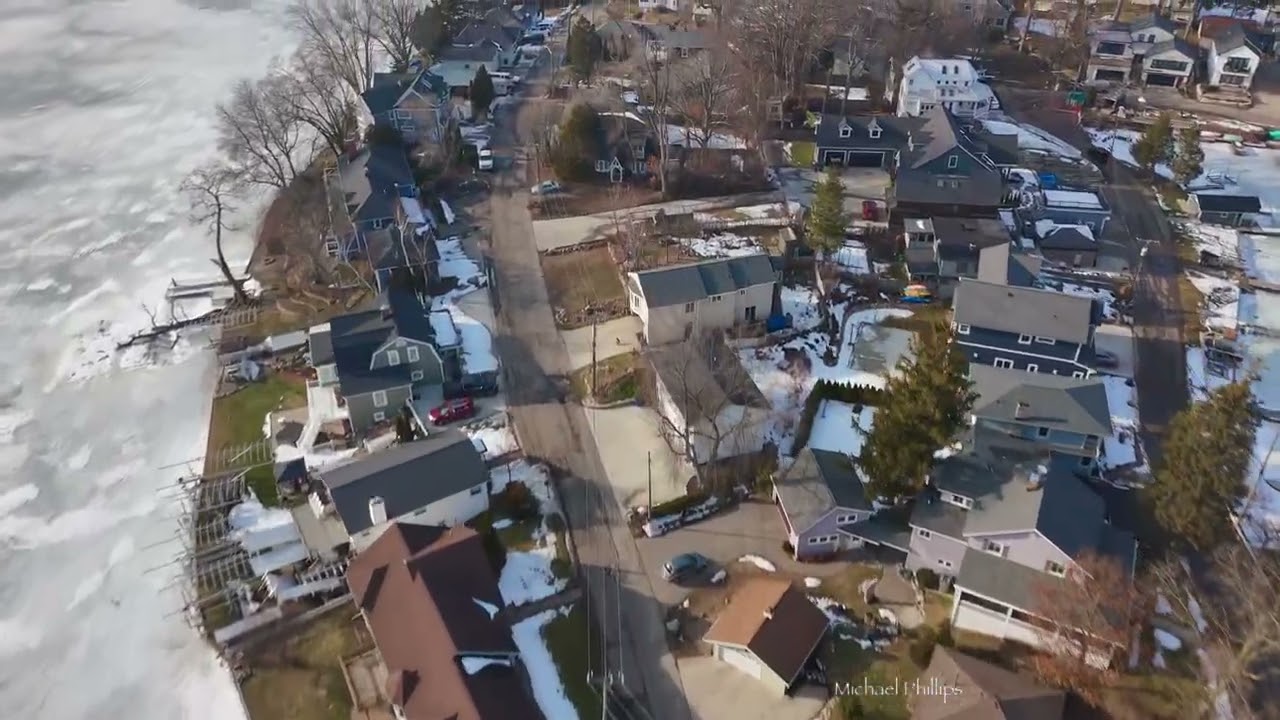 Caught a truck splashing through the slush
