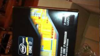 Intel LGA2011 core i7 3960X Extreme Edition unboxing