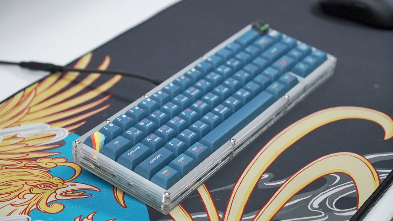 Ombrewok 65% with Gateron Yellow KS-3 (Lubed) Typing Test