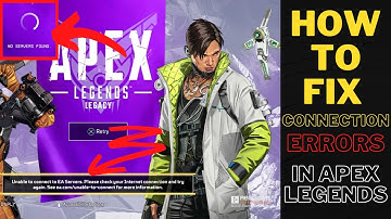 HOW TO FIX ALL CONNECTION ERRORS IN APEX LEGENDS LEGACY | PS4 | XBOX | PC | MR SMART YOUTUBER
