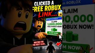 😱 I Clicked a FREE Robux Link... Then This Happened! 🎮#Roblox#viral #foryou #fypシ