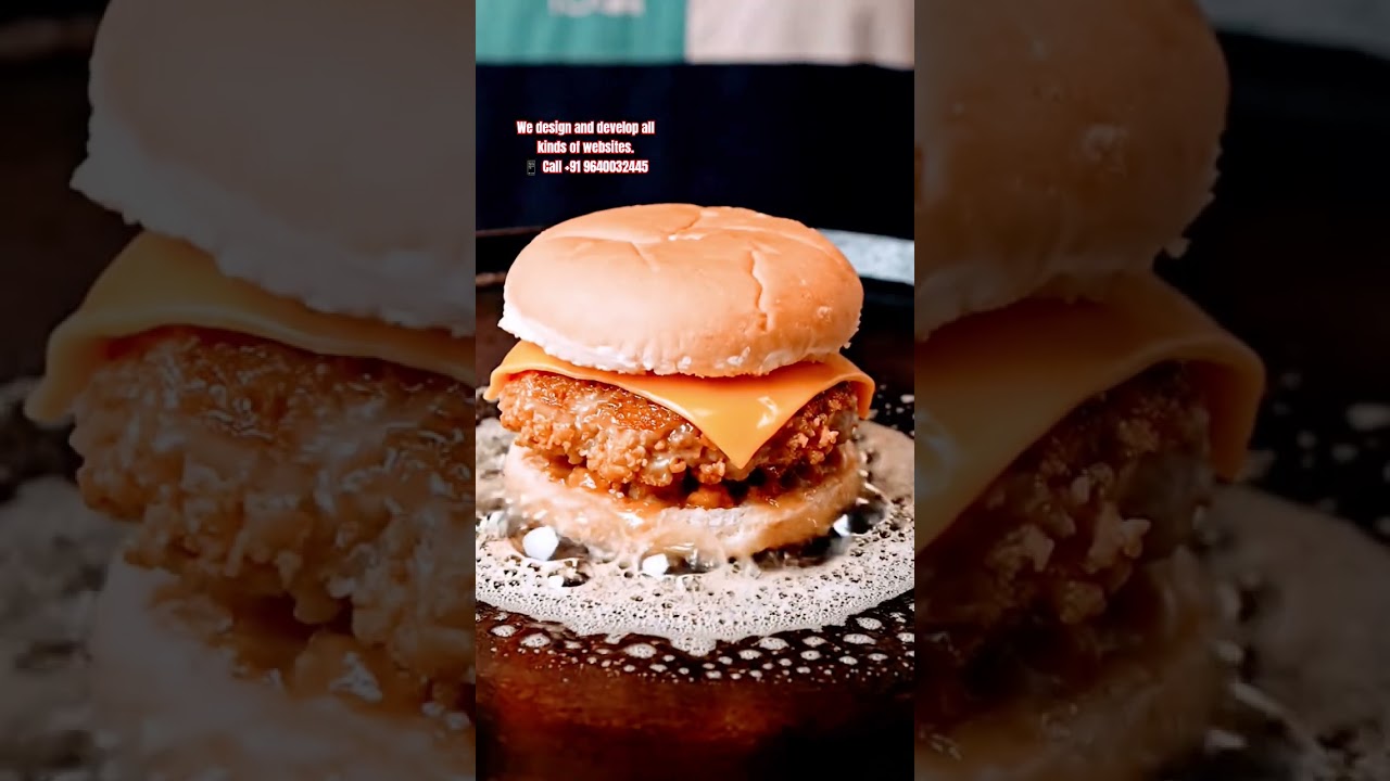 Capsule Chicken Burger Food Telugu 