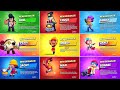 ALL 72 BRAWLER UNLOCK ANIMATIONS | Pearl, Chuck &amp; More