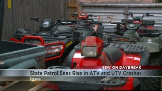 Iowa State Patrol sees rise in ATV and UTV crashes