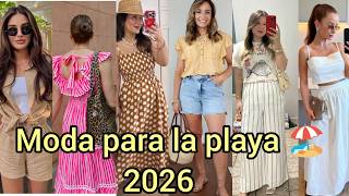 BEACH FASHION 2026 Comfortable modern and elegant outfits for going to the beach