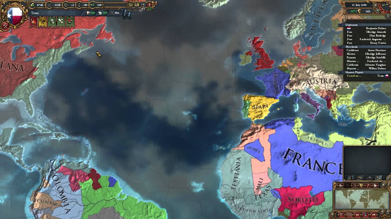 Europa Universalis 4 Texas Extended Timeline Mod Part 43 YouTube