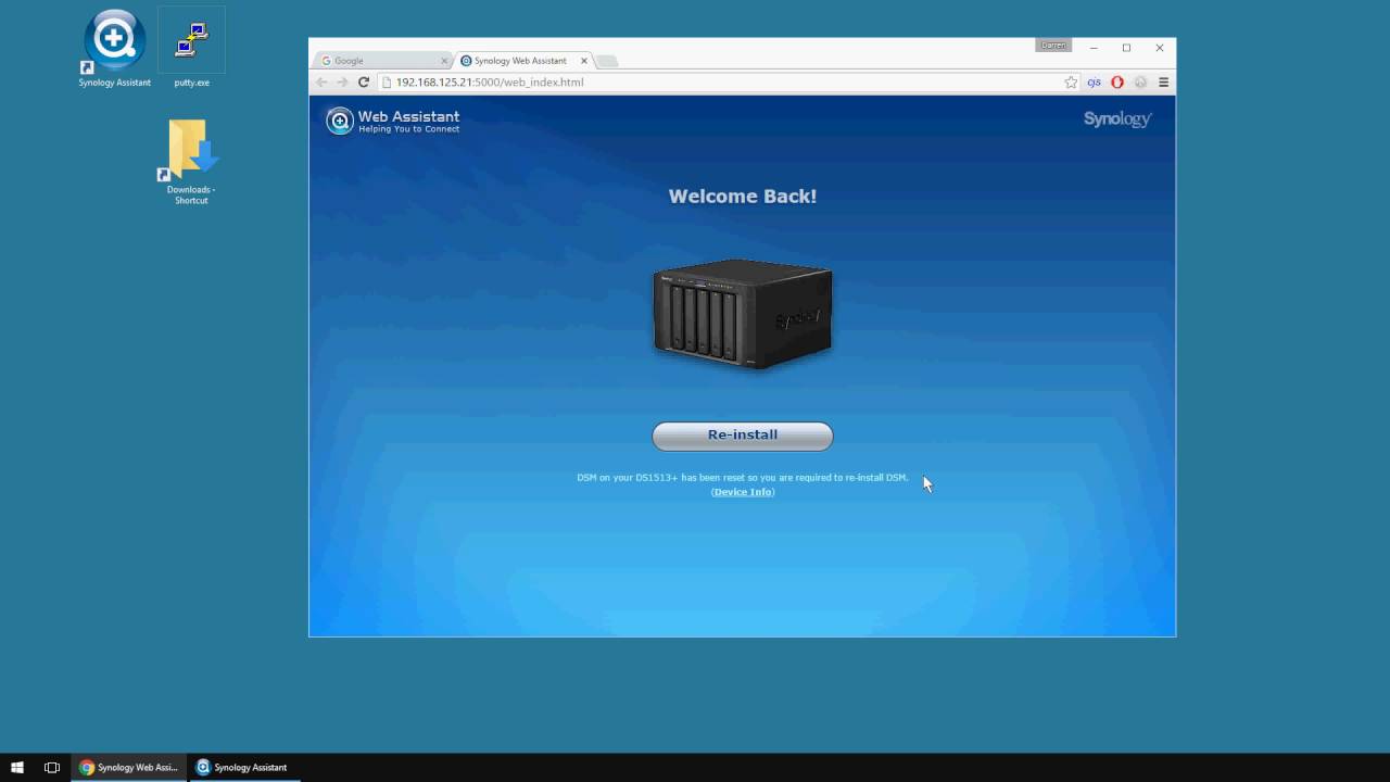 Downgrade DSM6.x to DSM 5.2 - YouTube