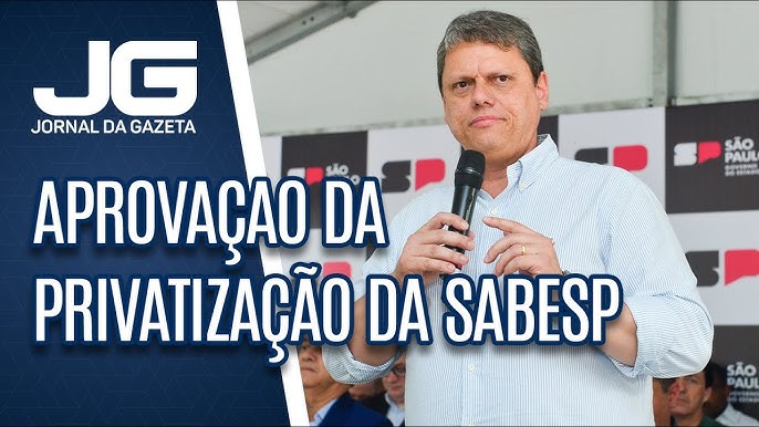 Alesp vota hoje projeto de privatização da Sabesp; Josias e Tales analisam  condução de Tarcísio 