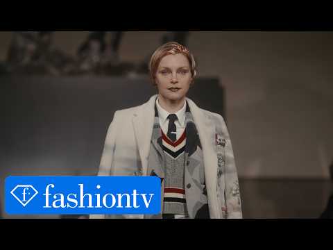 Mist, Marble, and Modernism by Thom Browne for F/W 26-27, New York Fashion Week | FashionTV | FTV