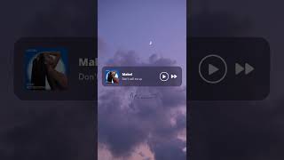 Mabel, Don't call me up✨️ @MabelOfficial  #music #singer #lyrics #mabel #songlyrics