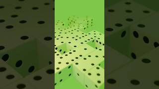 Cyclic Movement of Dice. Loop animation 3