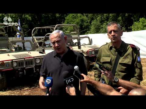 רה"מ נתניהו בסיור בתרגיל צה"ל בצפון - רה"מ נתניהו בסיור בתרגיל צה"ל בצפון