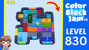 Color Block Jam Level 436 (830) Solution Walkthrough