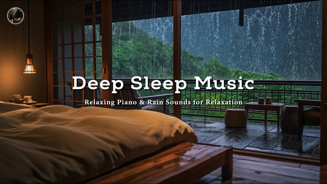 Fall Asleep Fast within Relaxing Piano Music with Rain Sounds – Deep ...