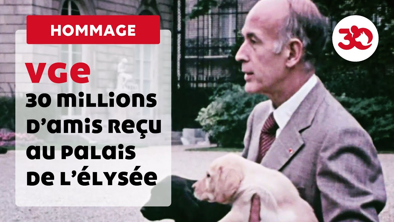 Quand Valéry Giscard d'Estaing recevait 30 Millions d'Amis à l'Élysée