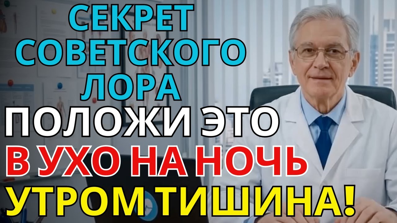 Шум в ушах проходит за одну ночь: забытый советский способ эффективнее таблеток | ПАМЯТЬ И МОЗГ