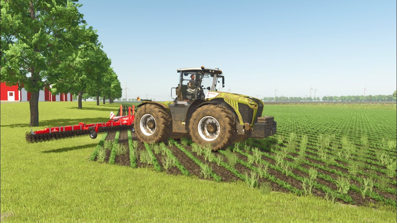 WEED REMOVING FILED OR SEEDING FILED FRANKENMUTH FARM FS25 - YouTube