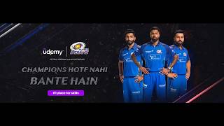 Udemy India X Mumbai Indians