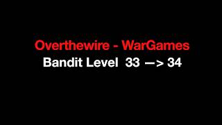 Bandit Level 33 → Level 34