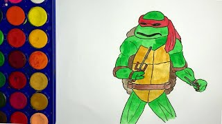 How to draw a Turtles Ninja/How to draw TMNT/How to draw TMHT/Cómo dibujar TMHT/Come disegnare TMHT screenshot 1