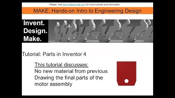 Tutorail: Autodesk Inventor Parts 4