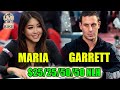 Maria Ho and Garrett Adelstein $25/25/50+50BBA NLH HIGH STAKES Highlights!♠ Live at the Bike!