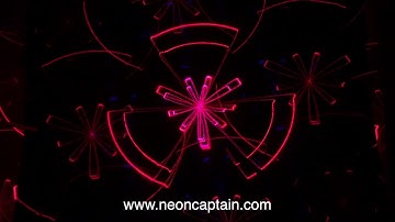 Radiator Laser Synthesizer live performance with diffraction grating.