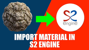 How to import PBR material in S2 Engine HD
