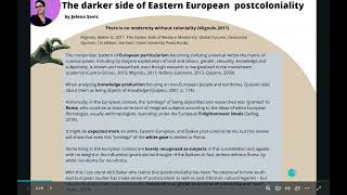 The "Darker Side" of East European (post) Coloniality: The Case of the Lost Roma Signifier