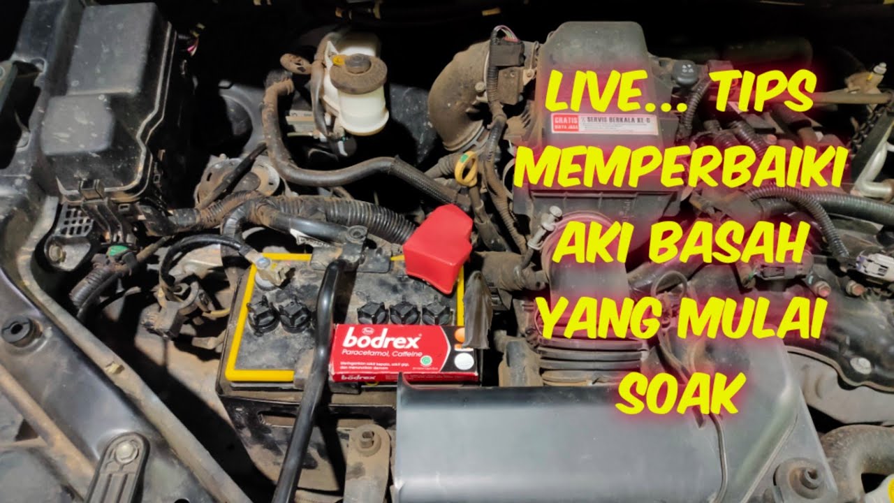 LIVE... TIPS MEMPERBAIKI AKI BASAH YANG MULAI SOAK 