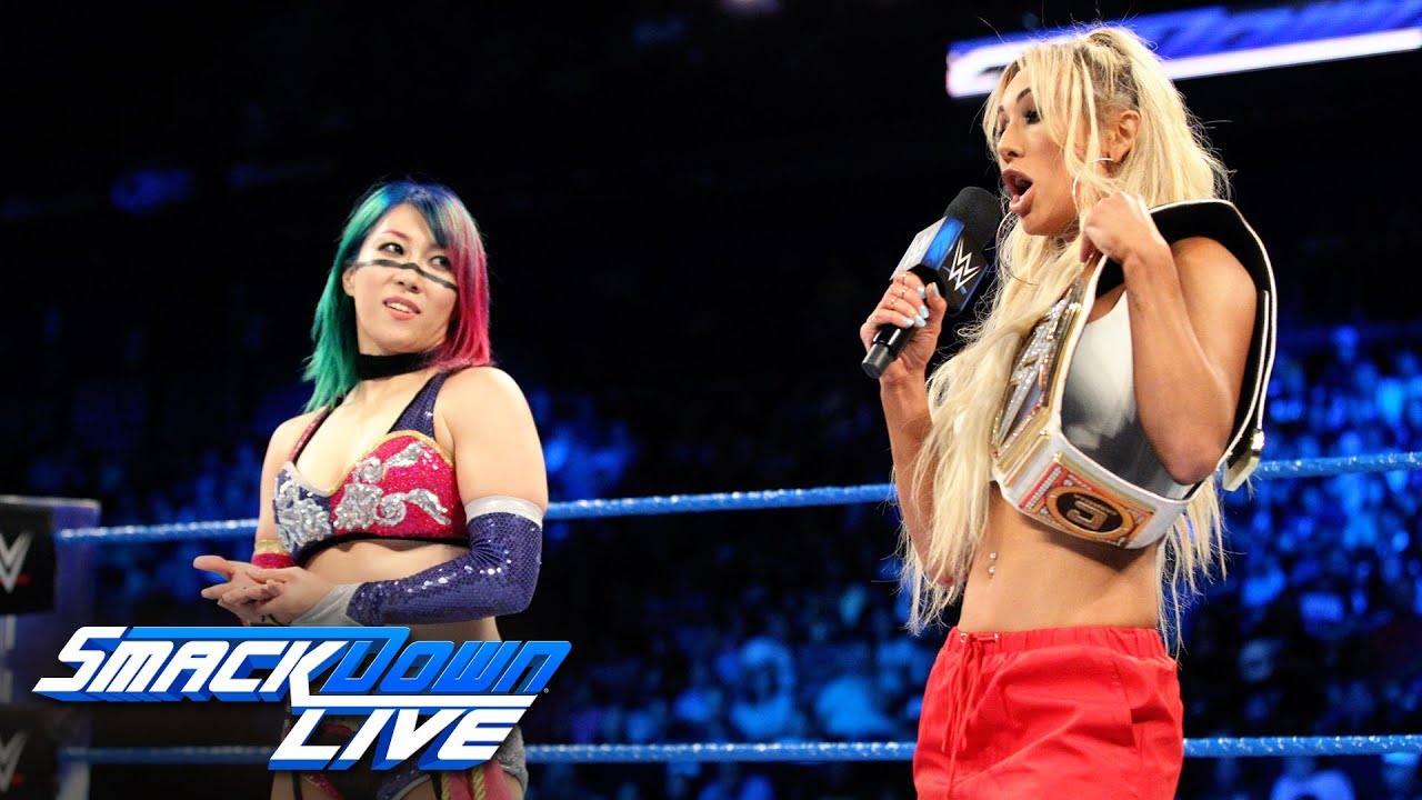 Carmella &quot;unmasks&quot; Asuka: SmackDown LIVE, June 5, 2018