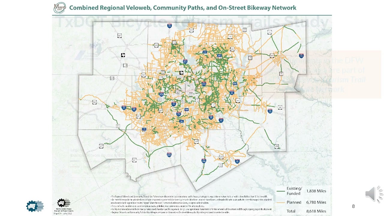 NCTCOG Presentation for 2024 TxDOT Districts Bike Public Hearing